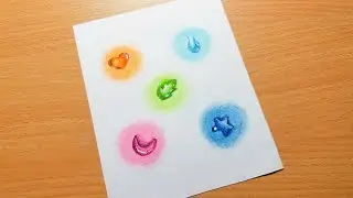 Different Shapes Water Drop Ideas || Mim Art