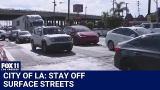 LA commuters urged to avoid surface streets