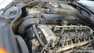 Mercedes-Benz w211 e320 motor 648.961 kw 150 Замена масла Castrol 5w30 и фильтры.