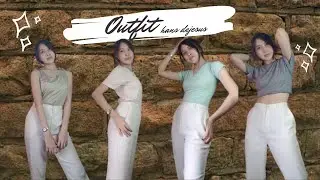 White Wide-Leg Pants Outfit Ideas + Plain T- shirt | Simple Style