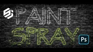 Create Spray Paint Text in Photoshop