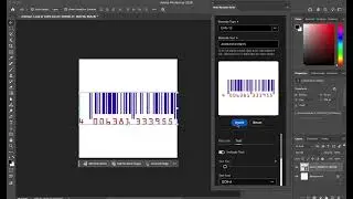 Insert Barcodes  and QR codes in Adobe Photoshop | 159+ Barcode Types