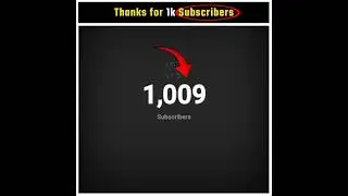 I Completed 1k Subscribers💯🕺🏻 #shorts