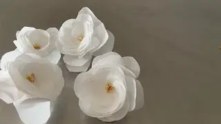 Цветы из вафельной бумаги
