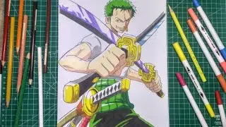 Drawing Roronoa Zoro [One Piece]