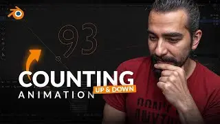 NUMBER COUNTING ANIMATION in Blender: Best Way to Learn