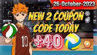 New 2 Coupon Code Today | 26-October -2023 | The Spike Volleyball Story