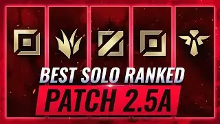 BEST Solo RANKED Champs for ALL ROLES - Patch 2.5A Wild Rift (LoL Mobile)