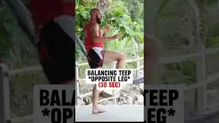 5 Minute Muay Thai Workout (Balance & Control) 🥊🔥 #muaythai
