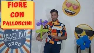 COME FARE UN FIORE CON I PALLONCINI | Tutorial balloon flower