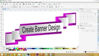 Artistic Flair CorelDRAW Tutorial for a Stylish Ribbon Banner | Coreldraw
