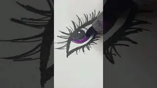 Рисую глаз Дракулауры 💗 