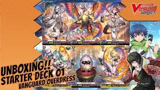 VANGUARD OVERDRESS STARTER DECK UNBOXING 01 YUYU KONDO!
