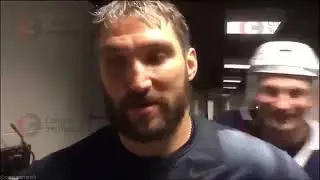 #овечкин #Вашингтон #нхл Е#учий случай, как тот х#й вонючий 🤣русские в НХЛ научили американца матам🏒