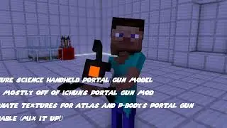 Portal Gun Model Showcase - MINE-IMATOR
