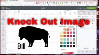 Knock out Image and Transparency in Cricut Design Space