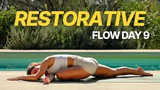 Slow Restorative Yoga Flow | 30 Min | Day 9 Flow Challenge