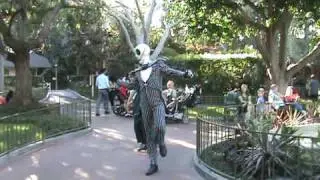 Jack Skellington at disneyland california