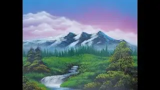 Spray paint art - Beautiful nature - made by street artist