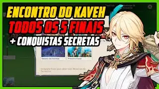 EVENTO DE ENCONTRO DO KAVEH TODOS OS FINAIS + CONQUISTA SECRETA | GENSHIN IMPACT