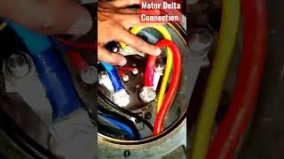 Motor में Delta Connection कैसे करे।#ytshorts #shorts #deltaconnection #viral #shortsfeed #trending