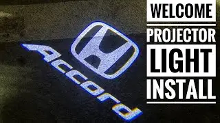 Welcome Puddle Lights on my Honda Accord