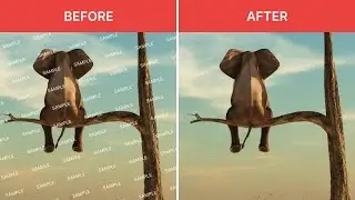 How to Remove Watermark from Any Image for Free in just one click!! Free Watermark Remover