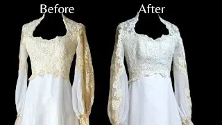 1970s Special Vintage Wedding Dress Commission