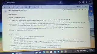 Finally Mail aa hi gya, Union Bank of India #ubipo #fgmobhopal #bankpo #ibpspo #dvdate #dvforpo
