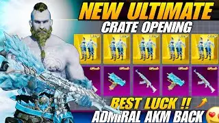 New Glacier Uzi Crate Opening 🥶 New Ultimate Outfit Crate Opening | Bgmi Pubg New Crate Opening