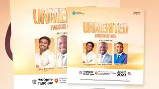 How I design church flyer design with Pixellab | 