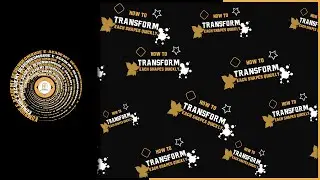 Illustrator Tips 24 ~ How to Transform Each Shapes Quickly in Illustrator | English | Sinhala