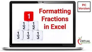 How to Format Fractions in Excel   PC Version
