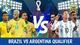 BRAZIL VS ARGENTINA | ARGENTINA & BRAZIL STARTING LINEUP | FIFA WORLD CUP QUALIFIER | MESSI | NEYMAR