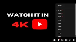 Automatically play YouTube videos in HD 2K 4K 8K