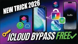 Full New Trick🔥 iPhone Shortcuts iCloud Bypass Free | iOS 18.6.2 & iOS 26 ✅ Remove Apple ID