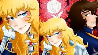 Oscar & André 🌹 The Rose of Versailles ✨ ベルサイユのばら 🎨 Procreate