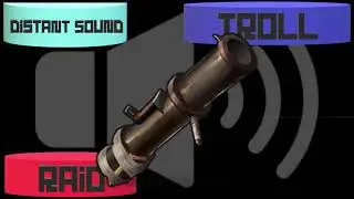 【2021】【TROLL】Rocket Raid Sound from a distance｜Rust Sound Effect｜[distance] [raid] [troll]｜