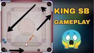 Carrompool latest trick😱 || SB gaming🔥 || carrom king || amazing gameplay 😍|| first time voice over