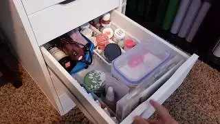 Craftroom Tour 2018 after downsizing to a Condo