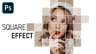 Square Effect in Photoshop | Creative Square Portrait
