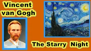 The Starry Night , Vincent Van Gogh,paint,art