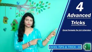 4 Tips to make Excel More Useful in Hindi | MS Excel tips & tricks part-16 @DTech Official