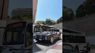 Pagani Zonda(!) arriving in Monaco! 😳 - #paganizondar #hypercar #youtubeshorts