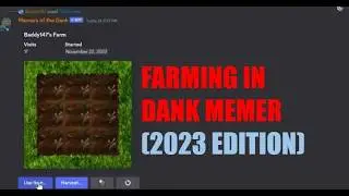 How to farm in Dank Memer Tutorial (2023 edition)
