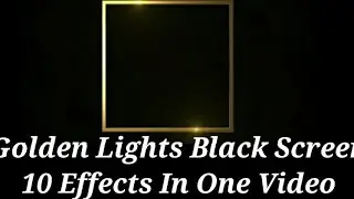 Running Lights Amazing Black Screen 10 Effects in 1 Video 