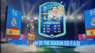 Packing Sergio Ramos 96 (Team Of The Season So Far) | FIFA 20 Pack opening