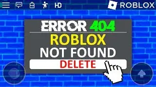 ERROR 404: Roblox Not Found!