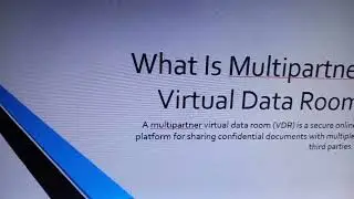 What Is Multipartner Virtual Data Room
