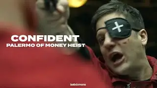palermo of money heist - confident